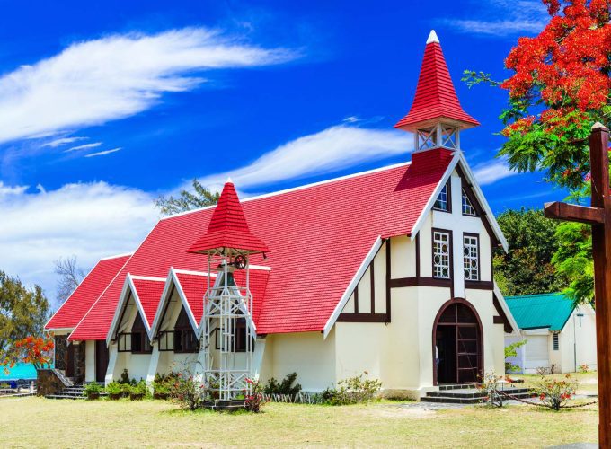 red roof church